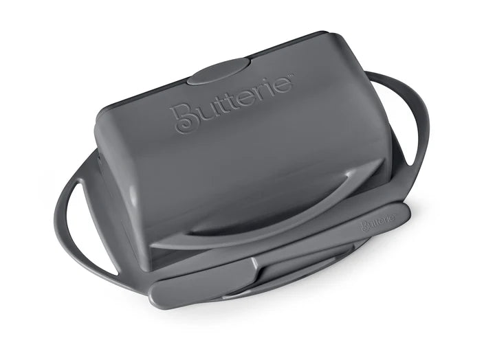 Butterie Butter Dish with attached Flip-Top Lid