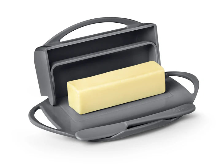 Butterie Butter Dish with attached Flip-Top Lid