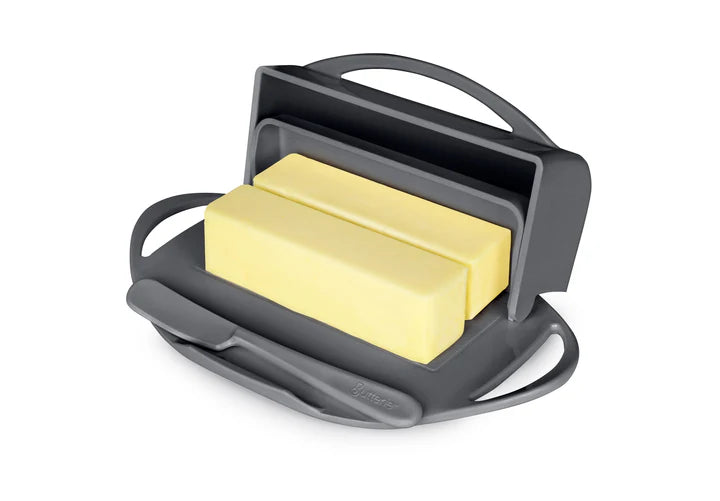 Butterie Butter Dish with attached Flip-Top Lid
