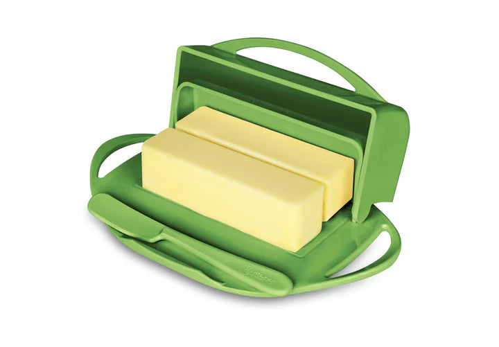 Butterie Butter Dish with attached Flip-Top Lid