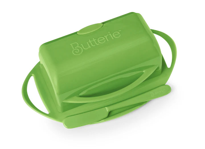 Butterie Butter Dish with attached Flip-Top Lid