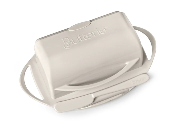 Butterie Butter Dish with attached Flip-Top Lid