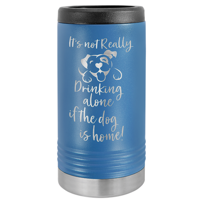 Custom Laser Engraved Stainless Slim Beverage Holder - Upload Your Logo, Brand, or Image