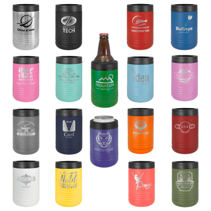 Custom Laser Engraved Stainless Beverage Holder - Upload Your Logo, Brand, or Image