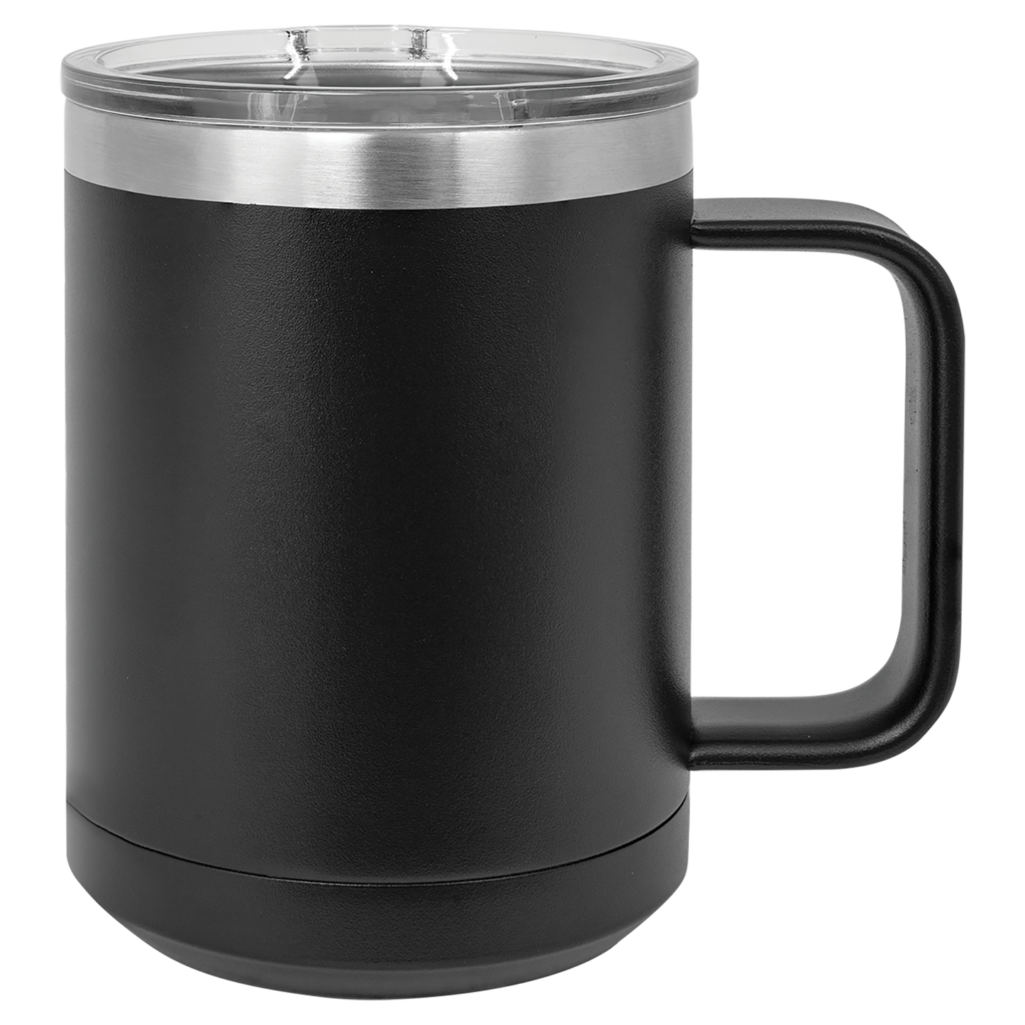 Custom Laser Engraved Powder-Coated Stainless Steel Coffee Mug - Upload Your Logo, Brand, or Image