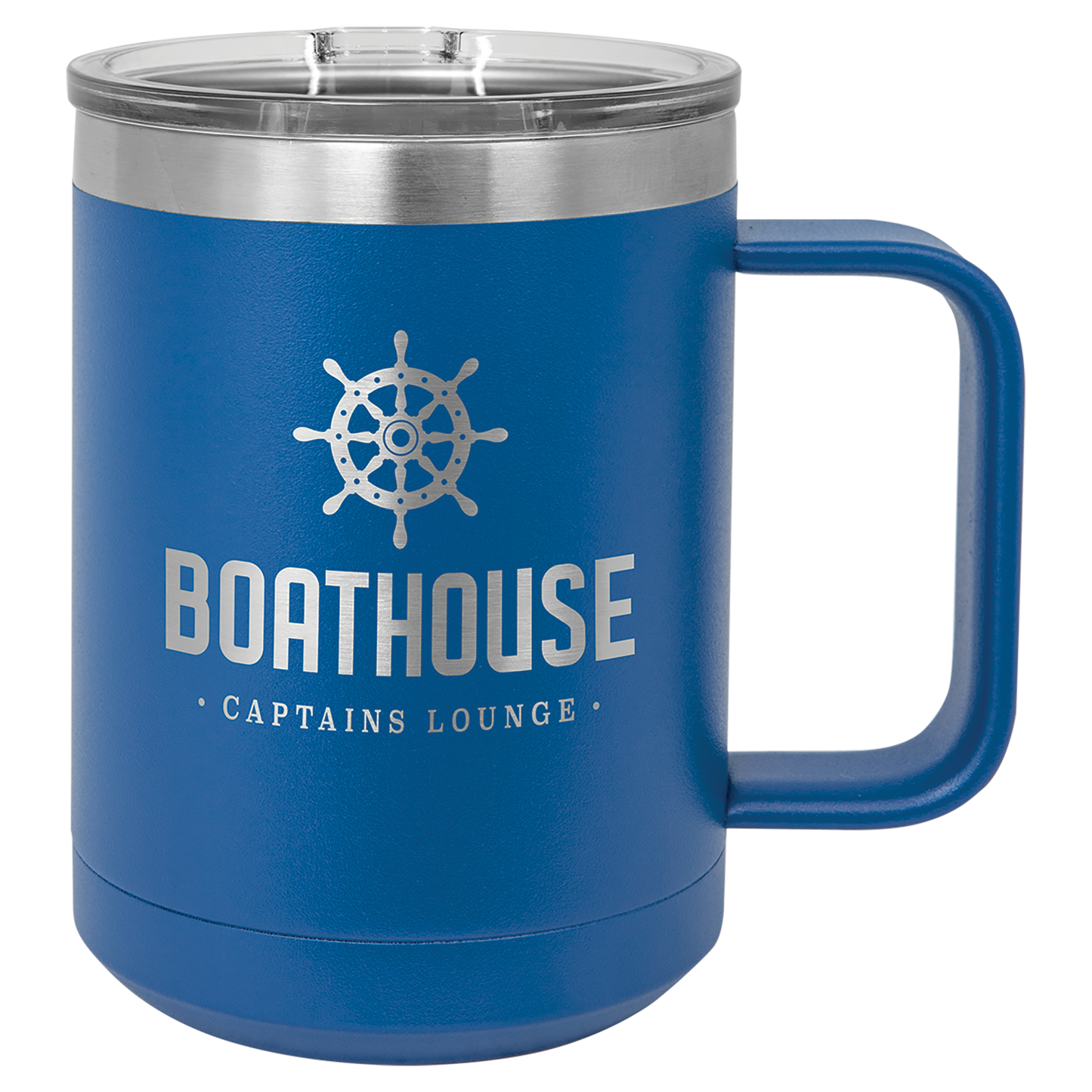 Custom Laser Engraved Powder-Coated Stainless Steel Coffee Mug - Upload Your Logo, Brand, or Image