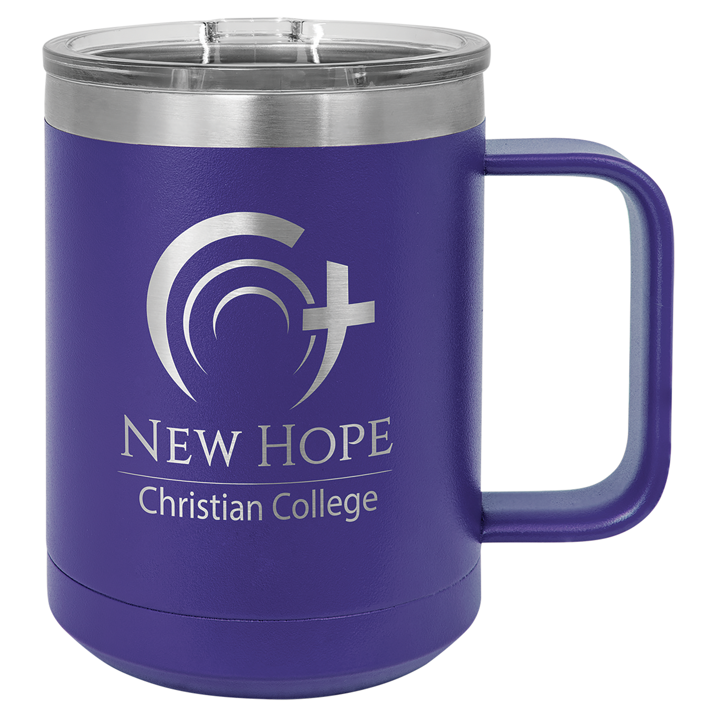 Custom Laser Engraved Powder-Coated Stainless Steel Coffee Mug - Upload Your Logo, Brand, or Image