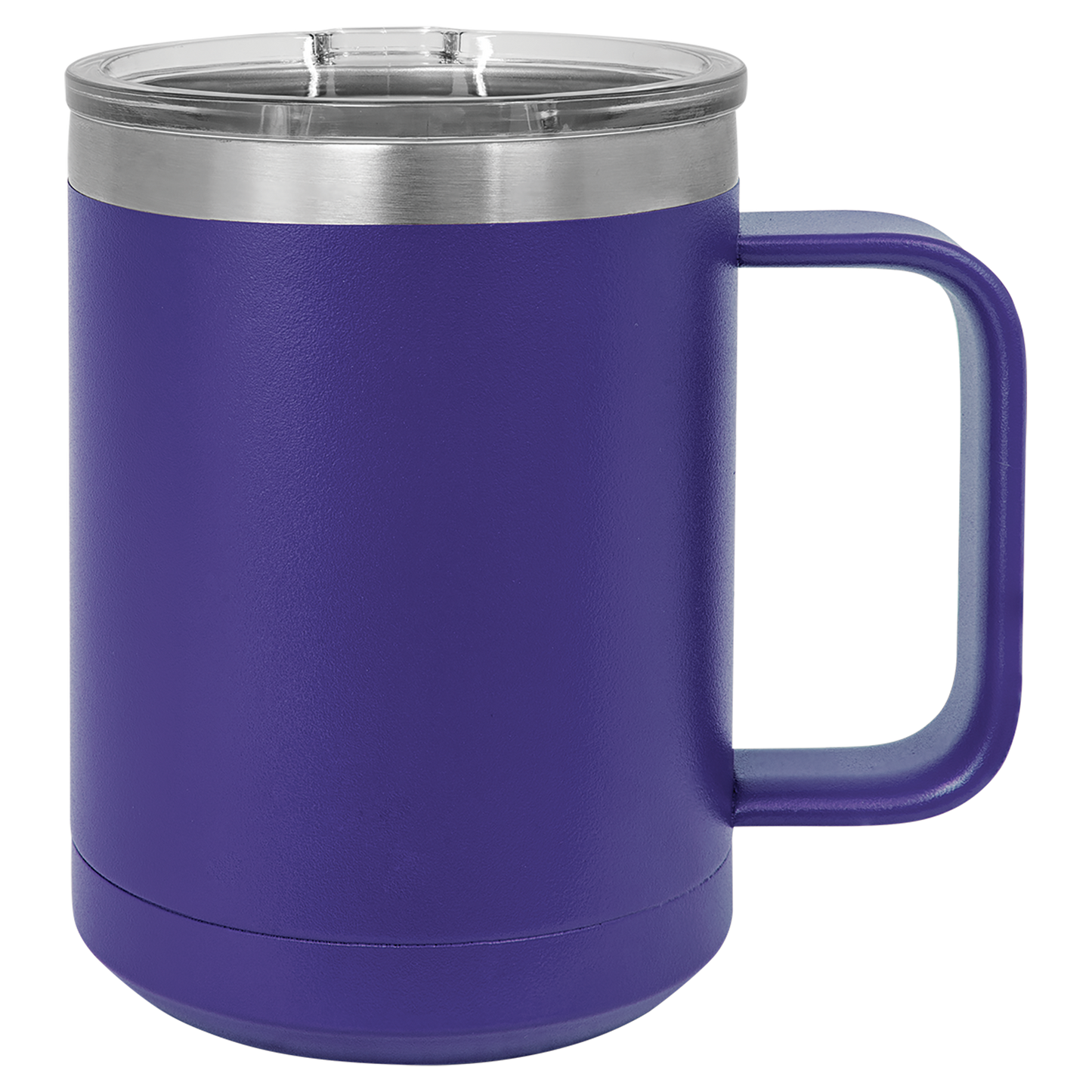 Custom Laser Engraved Powder-Coated Stainless Steel Coffee Mug - Upload Your Logo, Brand, or Image