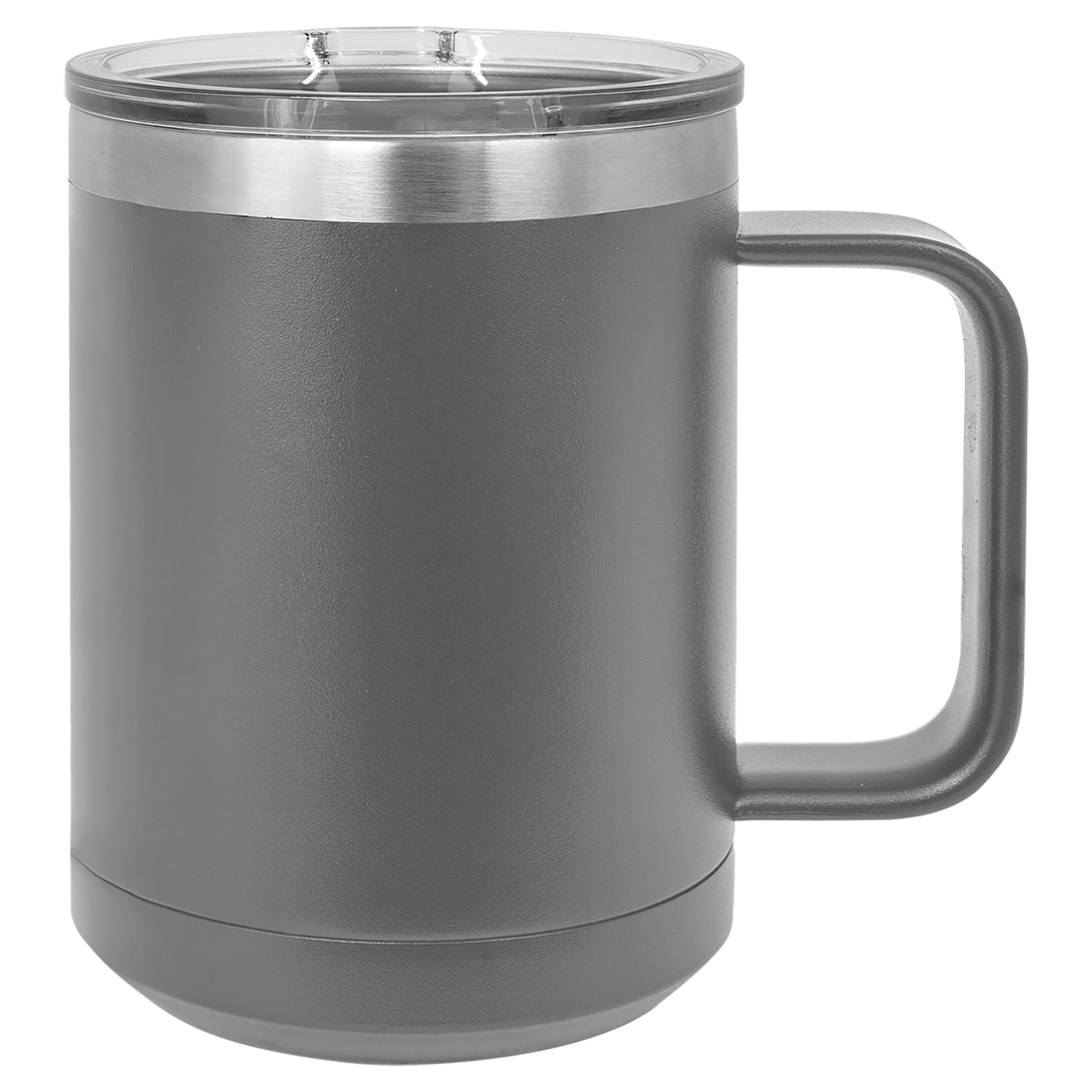 Custom Laser Engraved Powder-Coated Stainless Steel Coffee Mug - Upload Your Logo, Brand, or Image