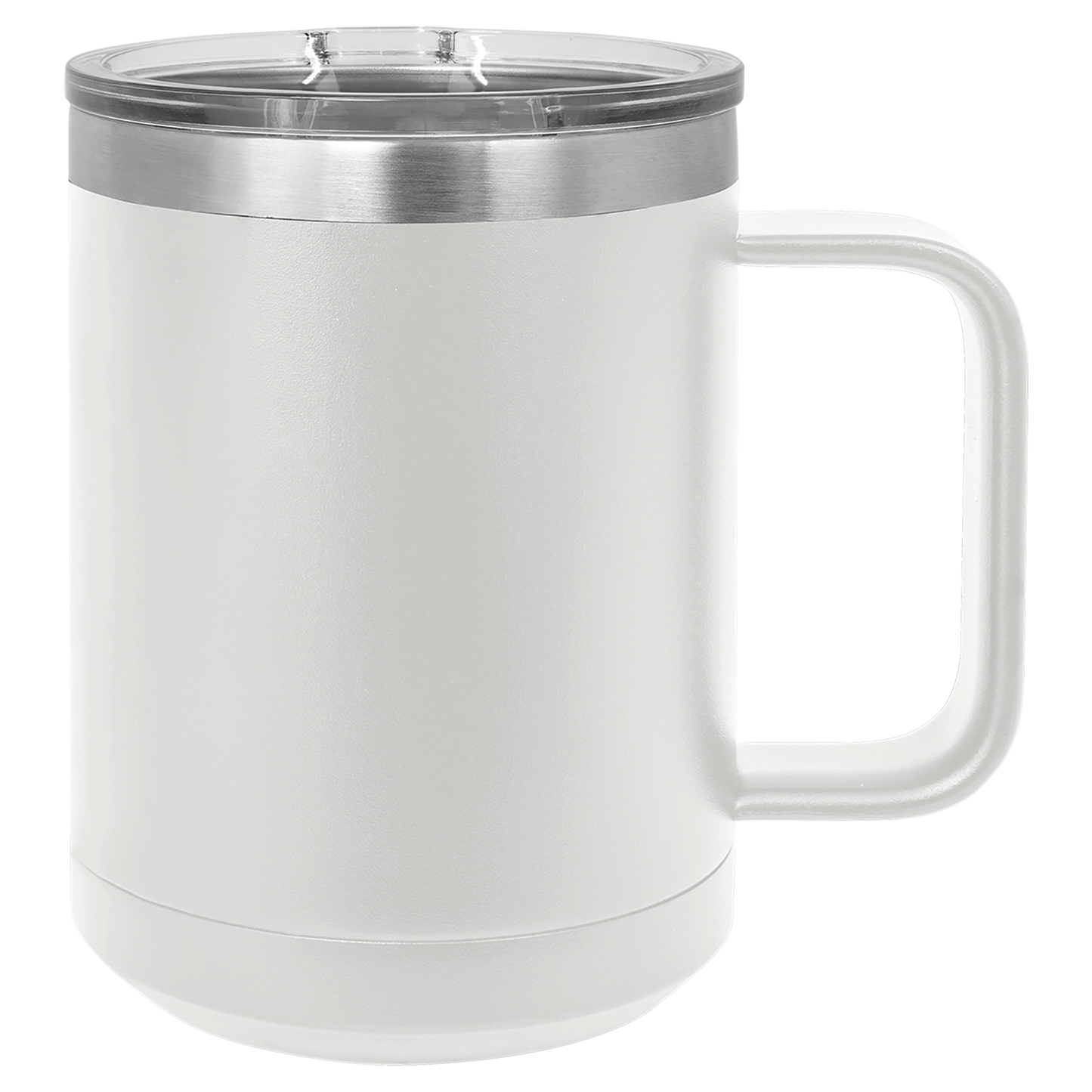 Custom Laser Engraved Powder-Coated Stainless Steel Coffee Mug - Upload Your Logo, Brand, or Image