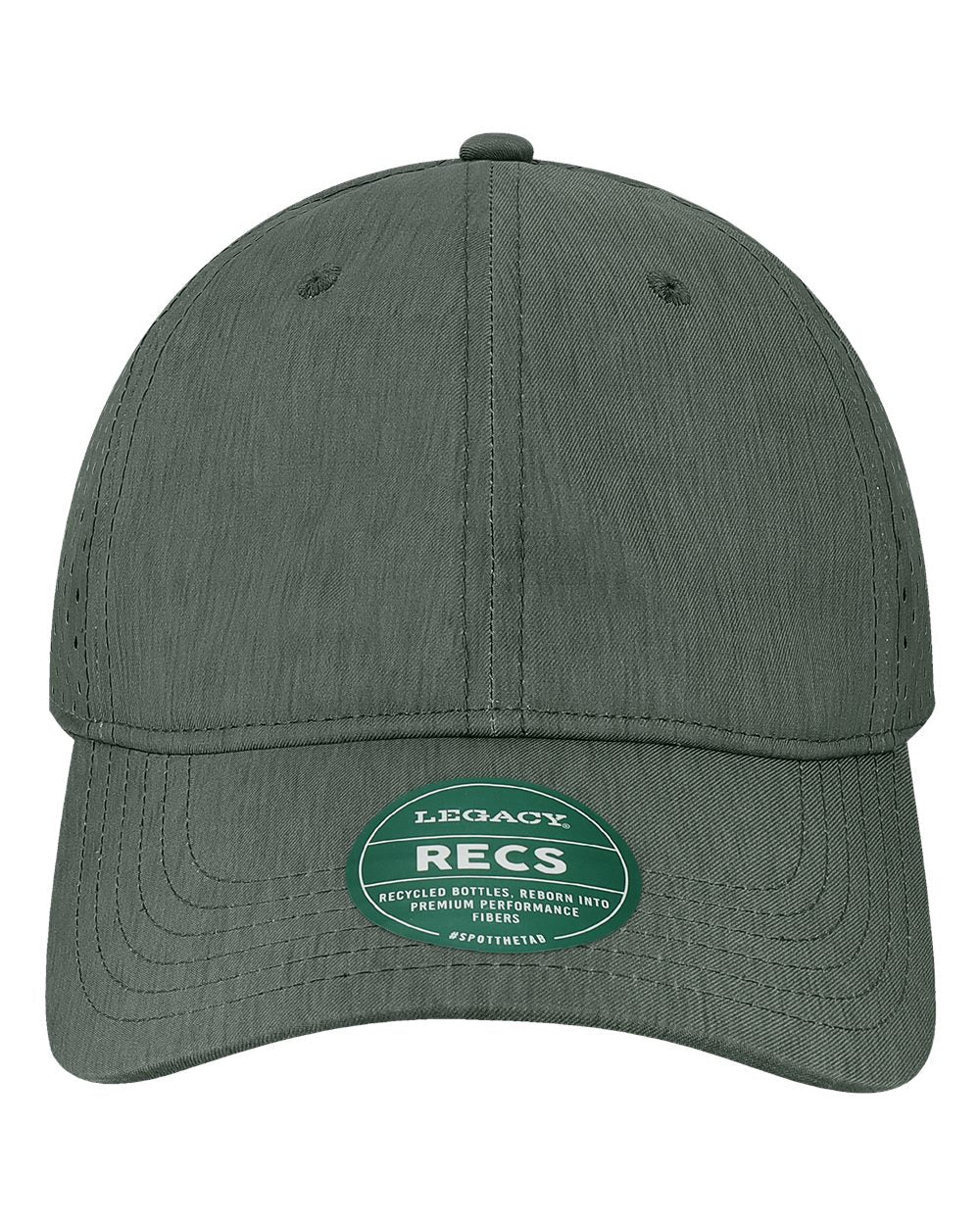 Legacy RECS Reclaim Sports Mesh Adjustable Hat with Custom Engraved Leatherette Patch