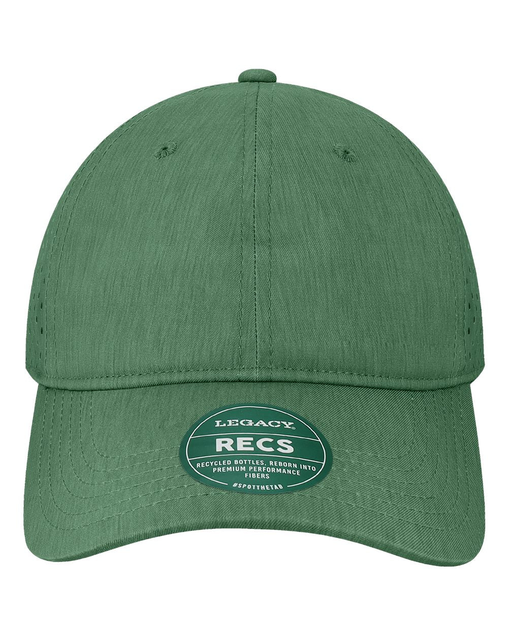 Legacy RECS Reclaim Sports Mesh Adjustable Hat with Custom Engraved Leatherette Patch