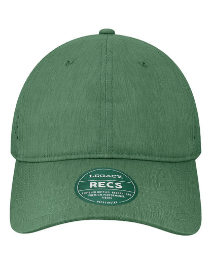Legacy RECS Reclaim Sports Mesh Adjustable Hat with Custom Engraved Leatherette Patch