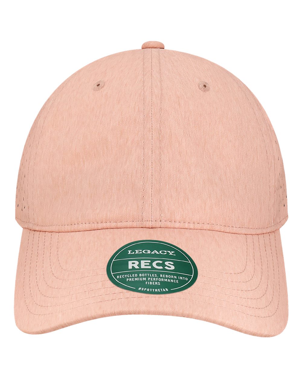 Legacy RECS Reclaim Sports Mesh Adjustable Hat with Custom Engraved Leatherette Patch