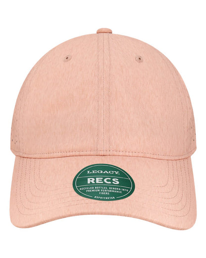 Legacy RECS Reclaim Sports Mesh Adjustable Hat with Custom Engraved Leatherette Patch
