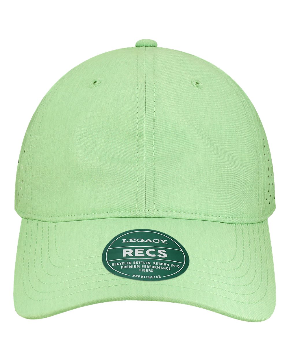 Legacy RECS Reclaim Sports Mesh Adjustable Hat with Custom Engraved Leatherette Patch