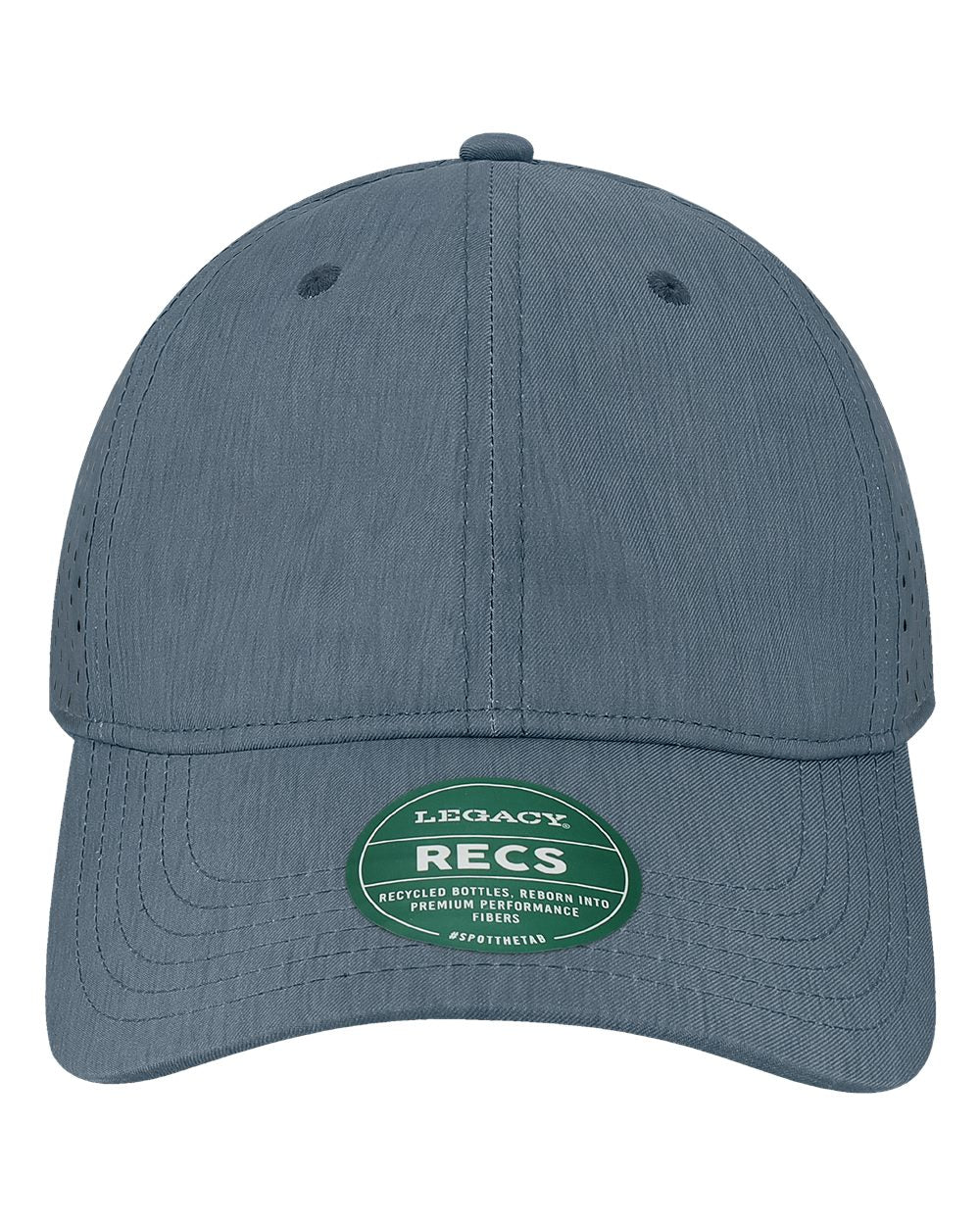 Legacy RECS Reclaim Sports Mesh Adjustable Hat with Custom Engraved Leatherette Patch