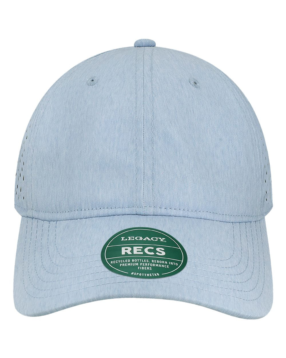 Legacy RECS Reclaim Sports Mesh Adjustable Hat with Custom Engraved Leatherette Patch