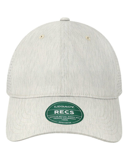 Legacy RECS Reclaim Sports Mesh Adjustable Hat with Custom Engraved Leatherette Patch