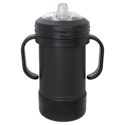 Custom Laser Engraved 10oz Stainless Steel Sippy Cup - Upload Your Logo, Brand, or Image