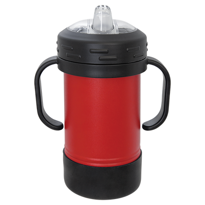 Custom Laser Engraved 10oz Stainless Steel Sippy Cup - Upload Your Logo, Brand, or Image