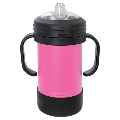 Custom Laser Engraved 10oz Stainless Steel Sippy Cup - Upload Your Logo, Brand, or Image