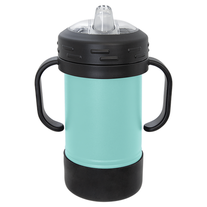 Custom Laser Engraved 10oz Stainless Steel Sippy Cup - Upload Your Logo, Brand, or Image