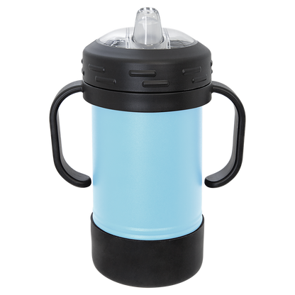 Custom Laser Engraved 10oz Stainless Steel Sippy Cup - Upload Your Logo, Brand, or Image