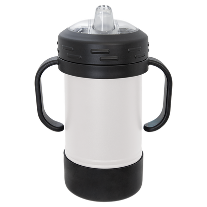 Custom Laser Engraved 10oz Stainless Steel Sippy Cup - Upload Your Logo, Brand, or Image