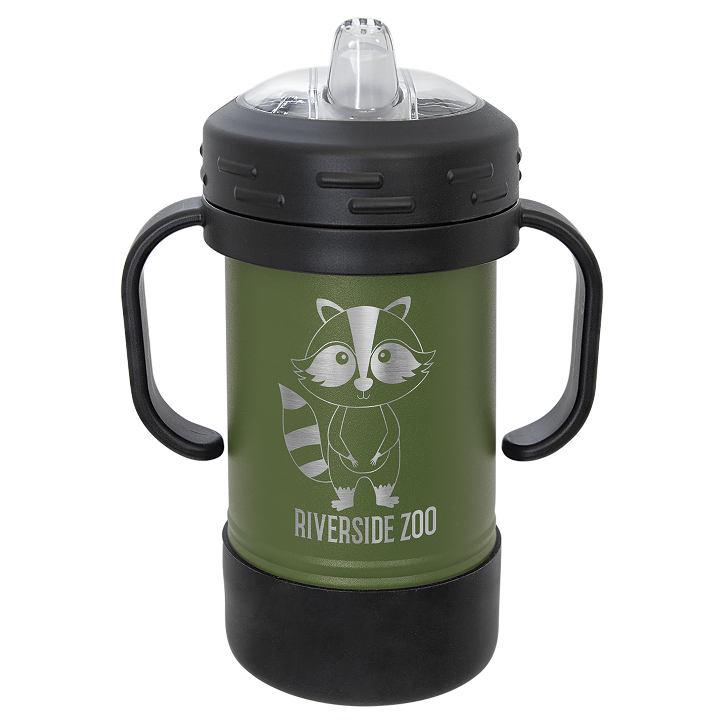 Custom Laser Engraved 10oz Stainless Steel Sippy Cup - Upload Your Logo, Brand, or Image
