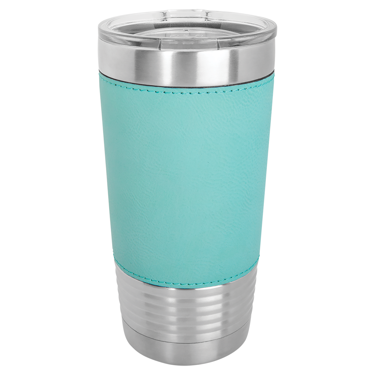 Custom Laser Engraved 20oz Stainless Steel Leatherette Tumbler - Upload Your Logo, Brand, or Image