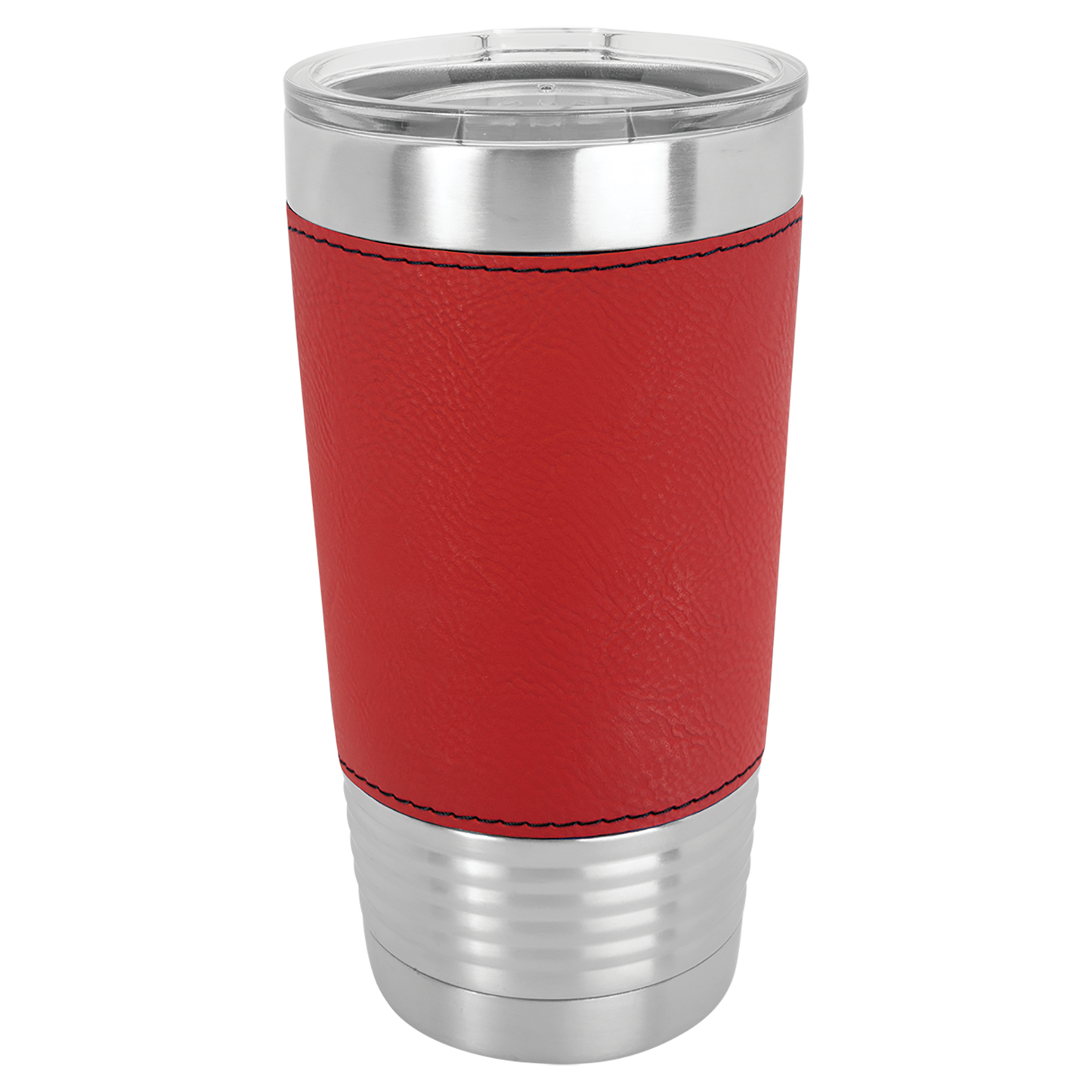 Custom Laser Engraved 20oz Stainless Steel Leatherette Tumbler - Upload Your Logo, Brand, or Image