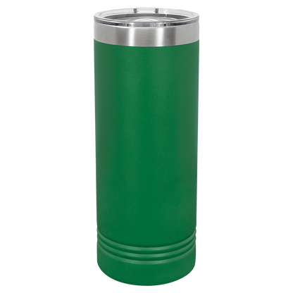 Custom Laser Engraved 22oz Stainless Steel Skinny Tumbler - Upload Your Logo, Brand, or Image
