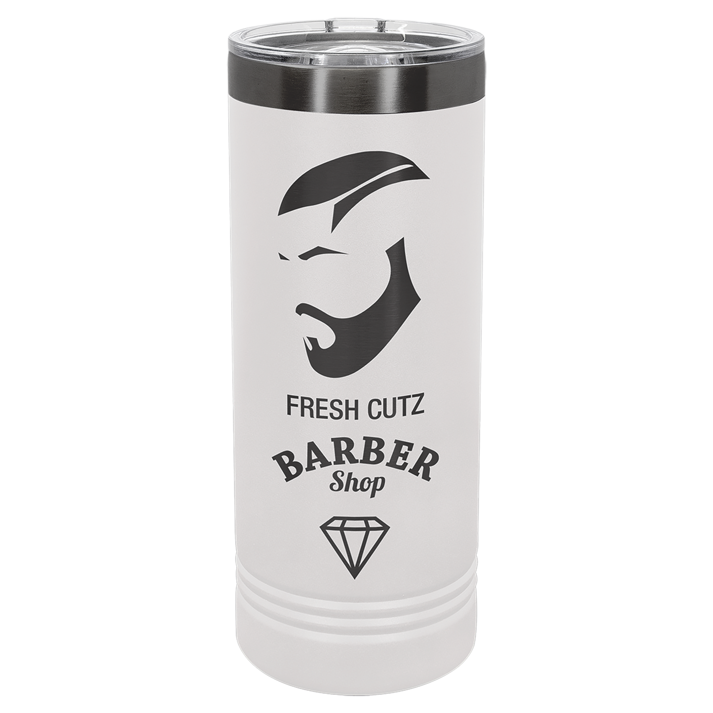 Custom Laser Engraved 22oz Stainless Steel Skinny Tumbler - Upload Your Logo, Brand, or Image