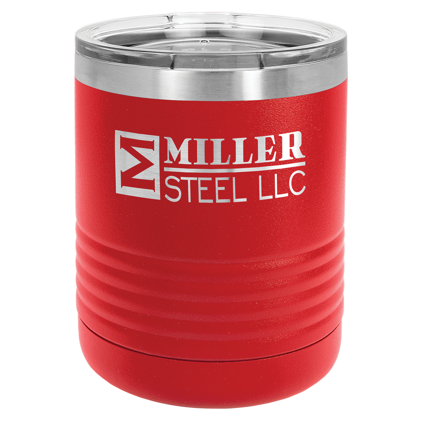 Custom Laser Engraved 10oz Stainless Steel Drink Tumbler - Upload Your Logo, Brand, or Image