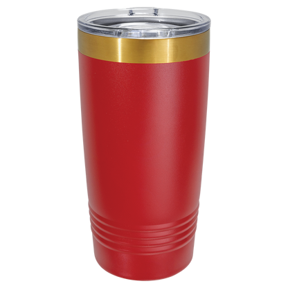 Custom Laser Engraved 20oz Stainless Steel Tumbler - Upload Your Logo, Brand, or Image