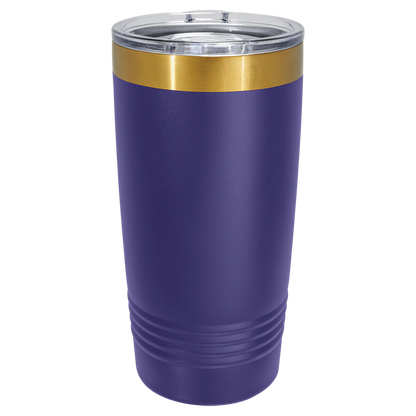 Custom Laser Engraved 20oz Stainless Steel Tumbler - Upload Your Logo, Brand, or Image