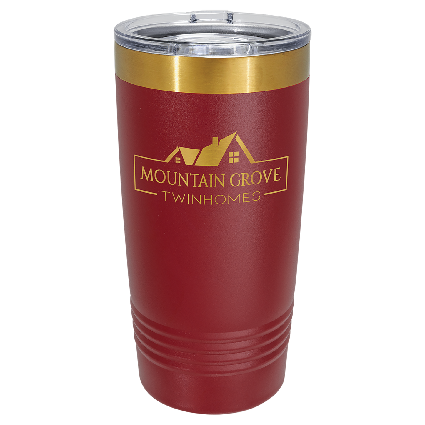 Custom Laser Engraved 20oz Stainless Steel Tumbler - Upload Your Logo, Brand, or Image
