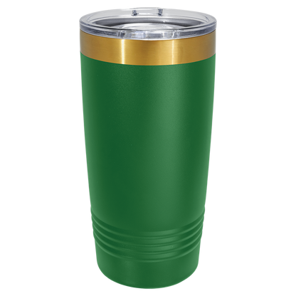 Custom Laser Engraved 20oz Stainless Steel Tumbler - Upload Your Logo, Brand, or Image