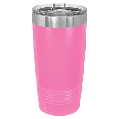 Custom Laser Engraved 20oz Stainless Steel Tumbler - Upload Your Logo, Brand, or Image