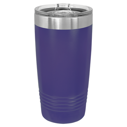 Custom Laser Engraved 20oz Stainless Steel Tumbler - Upload Your Logo, Brand, or Image