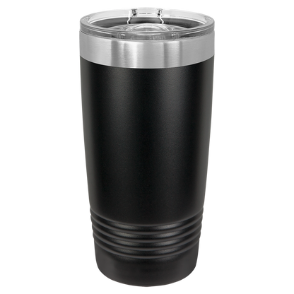 Custom Laser Engraved 20oz Stainless Steel Tumbler - Upload Your Logo, Brand, or Image