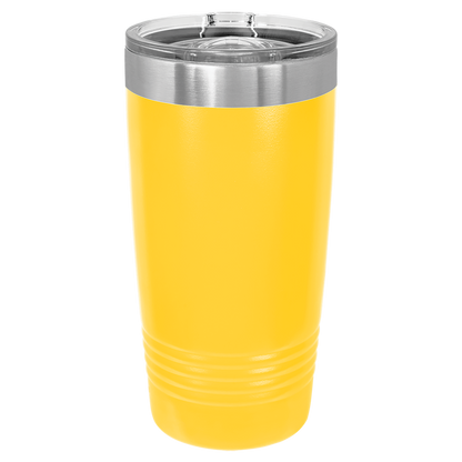 Custom Laser Engraved 20oz Stainless Steel Tumbler - Upload Your Logo, Brand, or Image