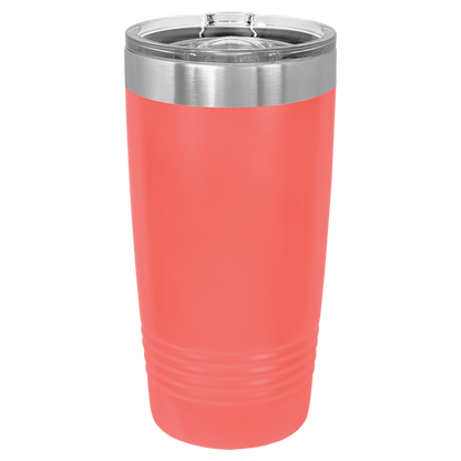 Custom Laser Engraved 20oz Stainless Steel Tumbler - Upload Your Logo, Brand, or Image