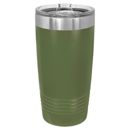 Custom Laser Engraved 20oz Stainless Steel Tumbler - Upload Your Logo, Brand, or Image