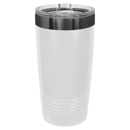 Custom Laser Engraved 20oz Stainless Steel Tumbler - Upload Your Logo, Brand, or Image