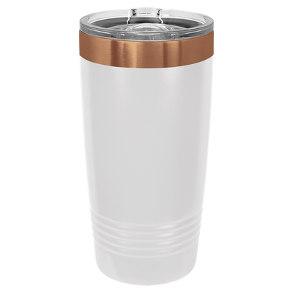 Custom Laser Engraved 20oz Stainless Steel Tumbler - Upload Your Logo, Brand, or Image