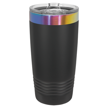 Custom Laser Engraved 20oz Stainless Steel Tumbler - Upload Your Logo, Brand, or Image