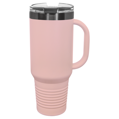 Custom Laser Engraved 40oz Stainless Steel Tumbler - Upload Your Logo, Brand, or Image