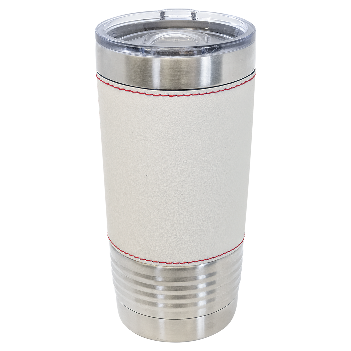 Custom Laser Engraved 20oz Sports Themed Leatherette Tumbler - Upload Your Logo, Brand, or Image